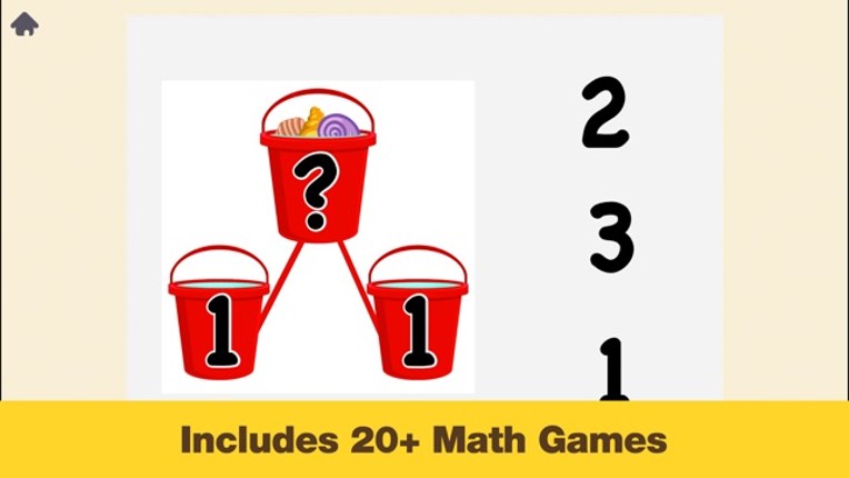 Kindergarten Math - Games for Kids in Pr-K and Preschool Learning First Numbers, Addition, and Subtraction screenshot