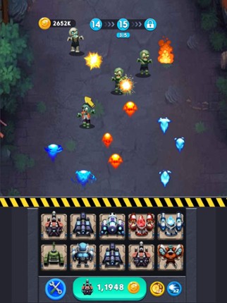 Merge Zombie Clash screenshot