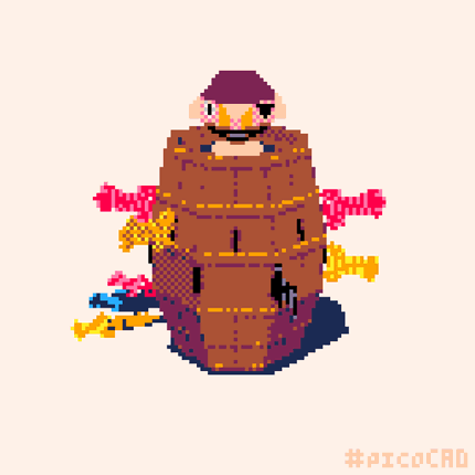 [picoCAD] Pop-it Pirate screenshot