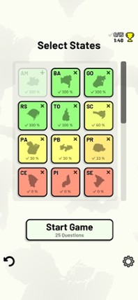 States of Brazil Quiz screenshot