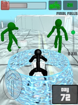 Stickman Zombie: Bike Racing screenshot