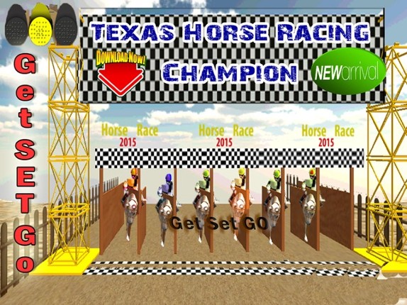 Texas Horse Racing Champion – Simulated Horseback Jockey Riding in West Haven Derby Race 2016 screenshot