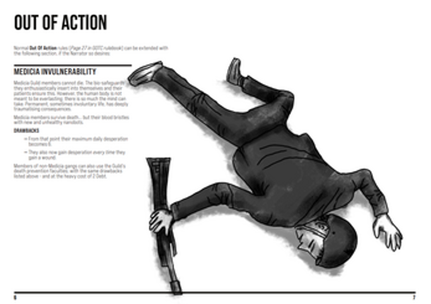 The Medicia - a supplement for Gangs Of Titan City screenshot