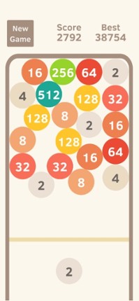 2048 Bubble Pop screenshot