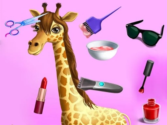 Animal Fashion Hair Salon Game Cover