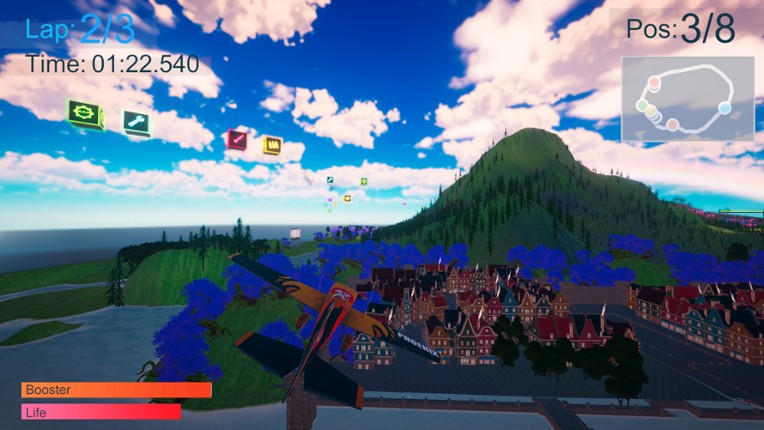 Blue swift wind screenshot