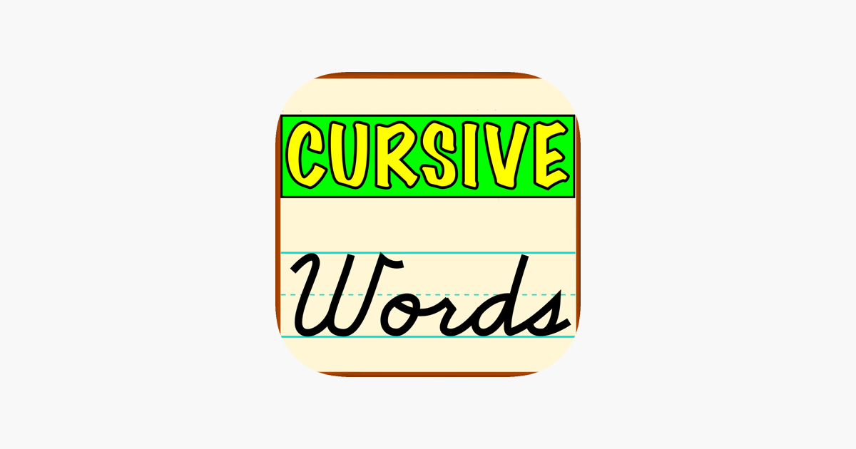 Games like Cursive Words