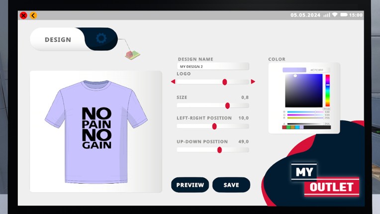 Factory Outlet Simulator screenshot