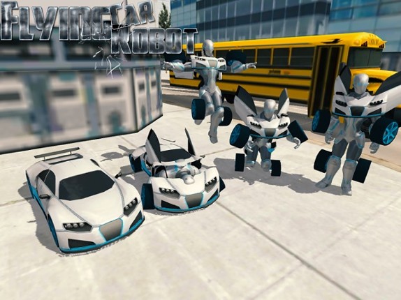 Flying Car Robot Flight Drive Simulator Game 2017 screenshot