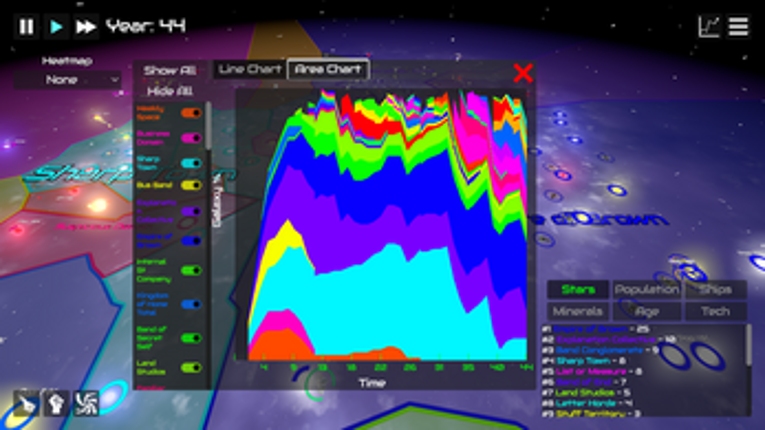 GalactiWar - Empire Simulator screenshot