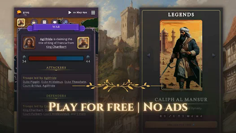 Clovis Medieval Grand Strategy screenshot