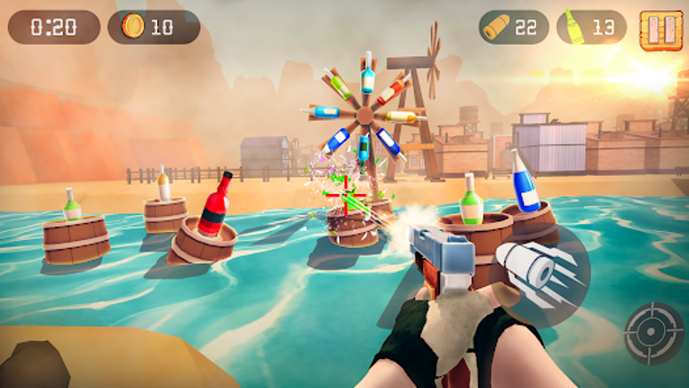 Bottle Shooting Game screenshot