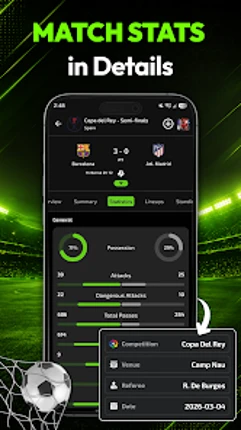 Football Live Scores Match Image