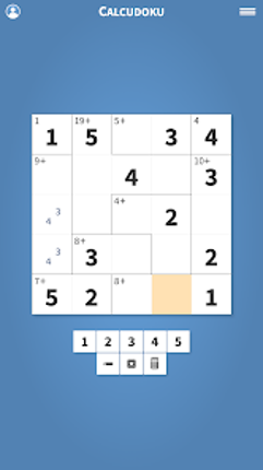 Calcudoku · Sudoku-like Puzzle screenshot
