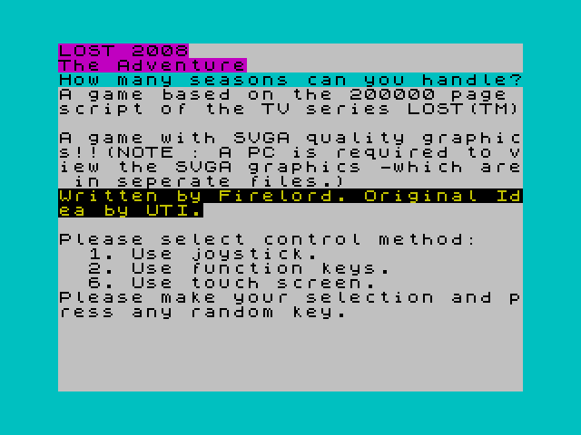 Games like CSSCGC - LOST The Adventure 2008