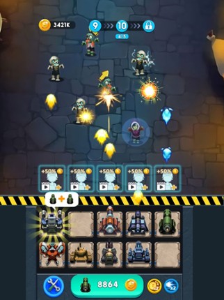 Merge Zombie Clash screenshot