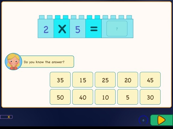 Multiplication Tables & Apples screenshot