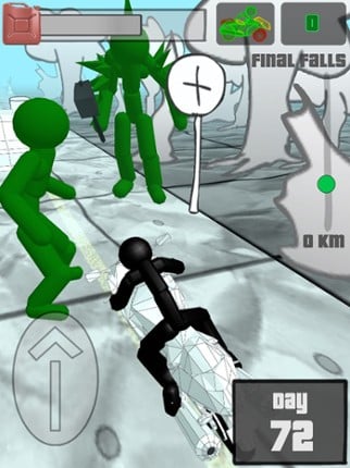 Stickman Zombie: Bike Racing screenshot