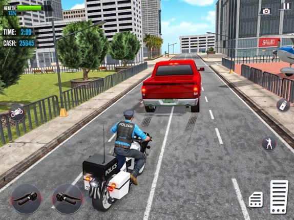 US Police Chase Bike Games 3D Image