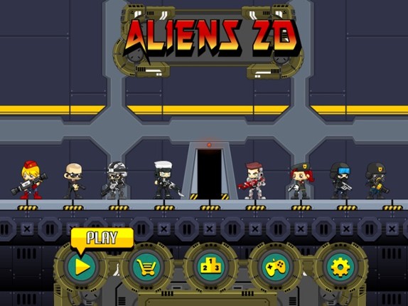 Aliens 2D: Run &amp; Gun screenshot