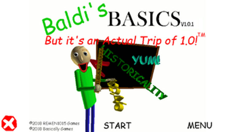 (BETA) Baldi's Basics But it's an Actual Trip of 1.0! Image
