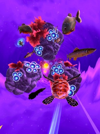 Blue Swirl: Endless Swimming screenshot