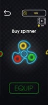 Fidget spinner neon glow Image