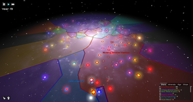 GalactiWar - Empire Simulator screenshot