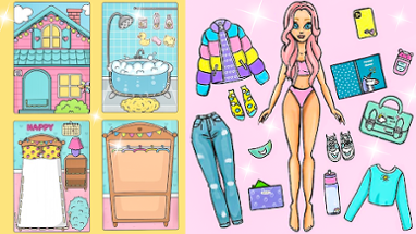 Sweet Doll Dressup Makeup Game Image