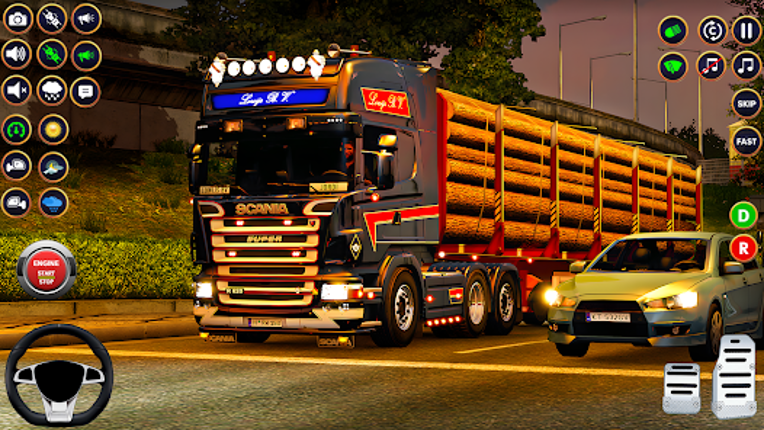 City Truck Simulator Games 3D screenshot