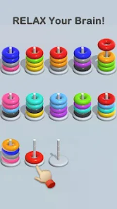 Hoops Sort Puzzle - Stack game Image