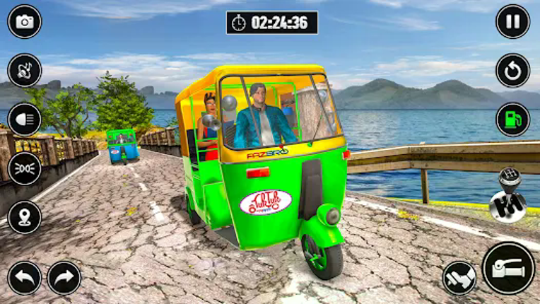 City Taxi Auto Rickshaw Game screenshot
