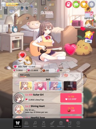 Guitar Girl:Relaxing MusicGame screenshot
