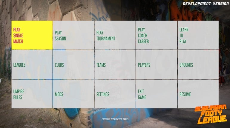 Suburban Footy League screenshot