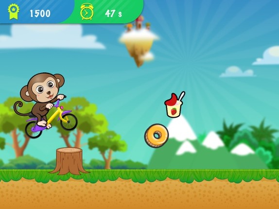 ABC Jungle Bicycle Adventure preschooler eLEARNING app screenshot