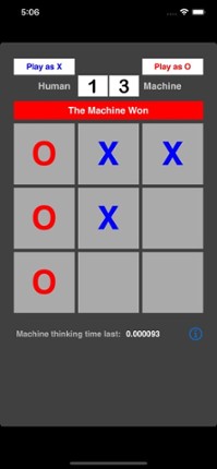 AI x0 (Tic-tac-toe) UNBEATABLE screenshot