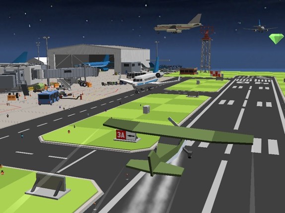 Airplane Flight's Simulator : Oh-My God! Play Infinite AirCraft Flying 3D Mania Image