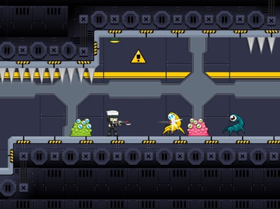 Aliens 2D: Run &amp; Gun screenshot