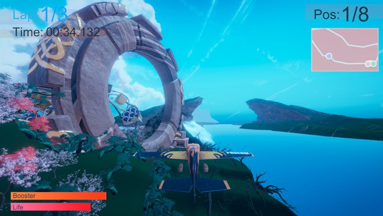 Blue swift wind screenshot
