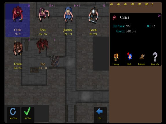 Endless RPG: Random Dungeon Map Generator for D&D 5e and Pathfinder 1e screenshot