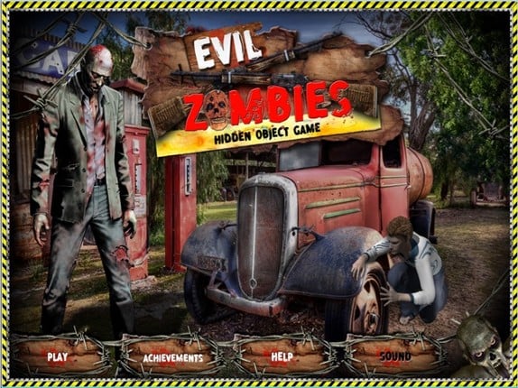 Evil Zombies Hidden Object screenshot