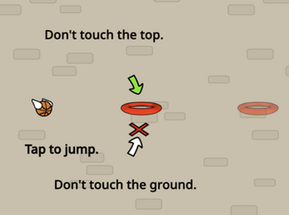 Flappy DUNK! screenshot