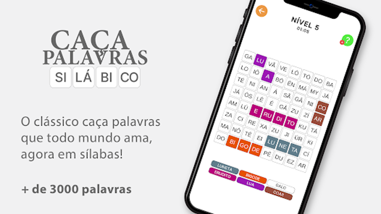 Caça-Palavras Silábico screenshot