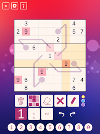 Thermo Sudoku screenshot