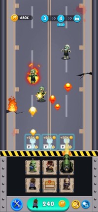 Merge Zombie Clash screenshot