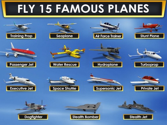 Plane Flying Parking Sim a Real Airplane Driving Test Run Simulator Racing Games Image
