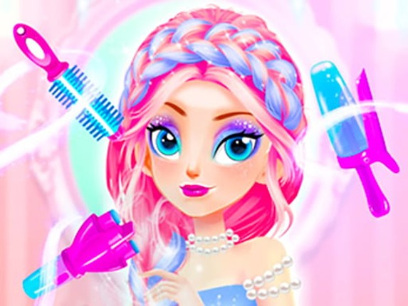 Princess Makeup Hair Salon Game Cover