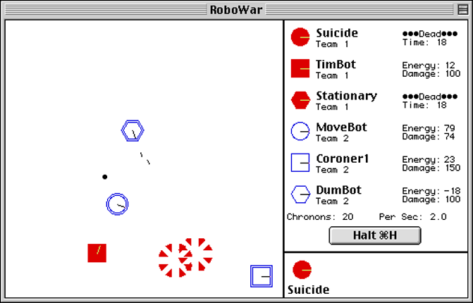 RoboWar screenshot