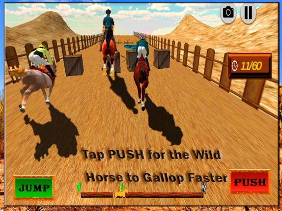 Texas Horse Racing Champion – Simulated Horseback Jockey Riding in West Haven Derby Race 2016 screenshot