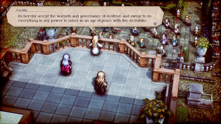TRIANGLE STRATEGY screenshot